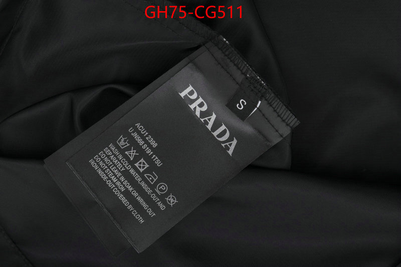 Clothing-Prada designer wholesale replica ID: CG511 $: 75USD