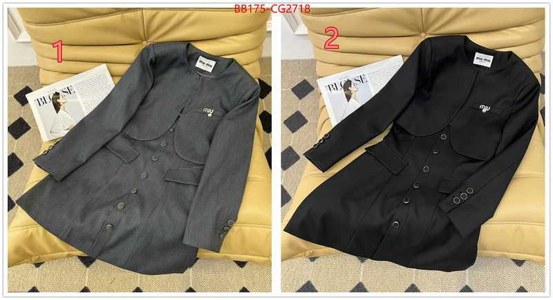 Clothing-MIU MIU only sell high-quality ID: CG2718 $: 175USD