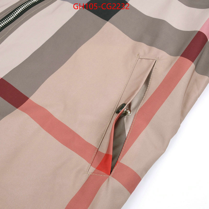 Clothing-Burberry designer wholesale replica ID: CG2232 $: 105USD