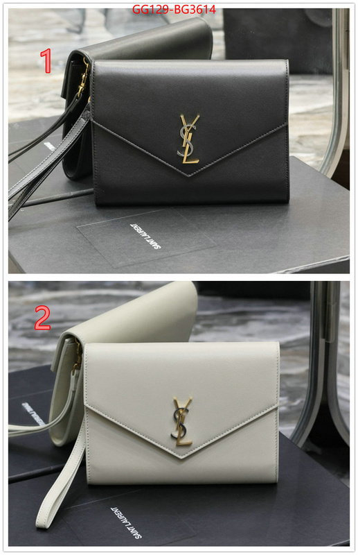 YSL Bags(TOP)-Clutch- high quality happy copy ID: BG3614 $: 129USD