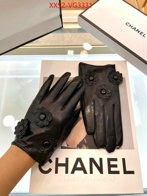 Gloves-Chanel good ID: VG3331 $: 52USD