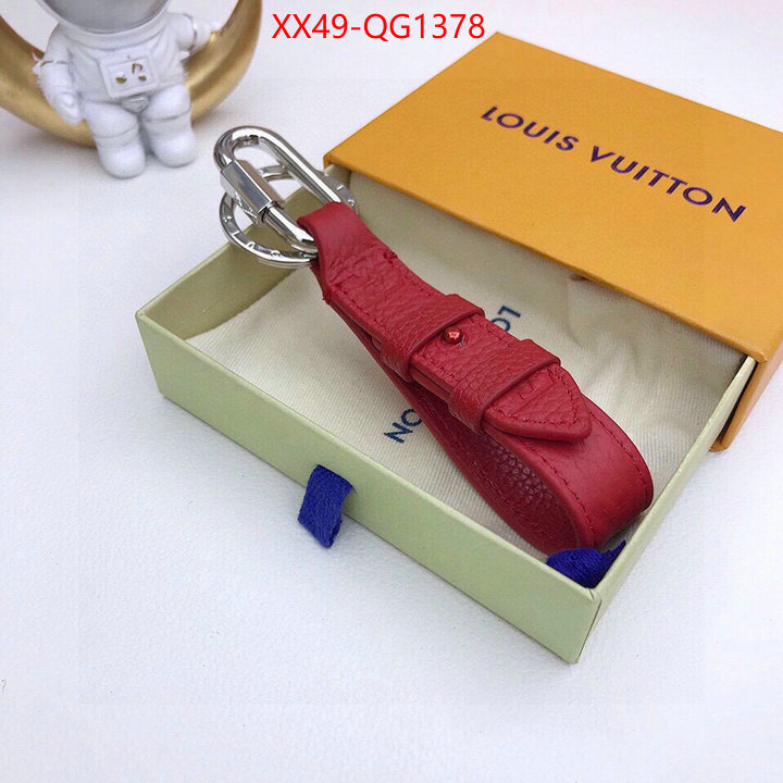 Key pendant-LV designer fake ID: QG1378 $: 49USD