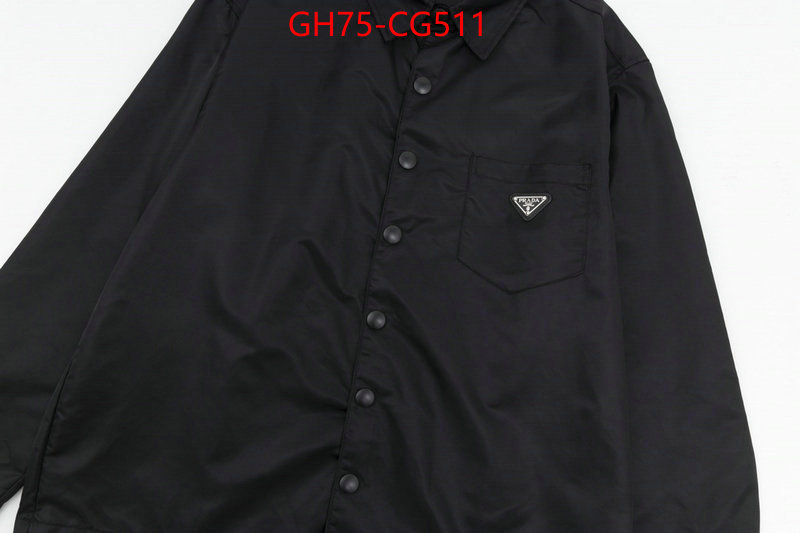 Clothing-Prada designer wholesale replica ID: CG511 $: 75USD