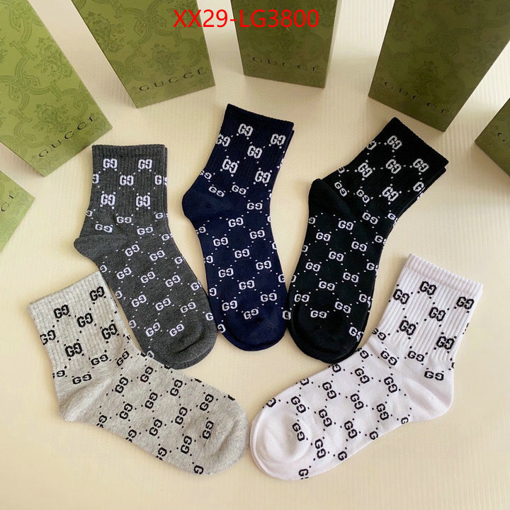 Sock-Gucci china sale ID: LG3800 $: 29USD