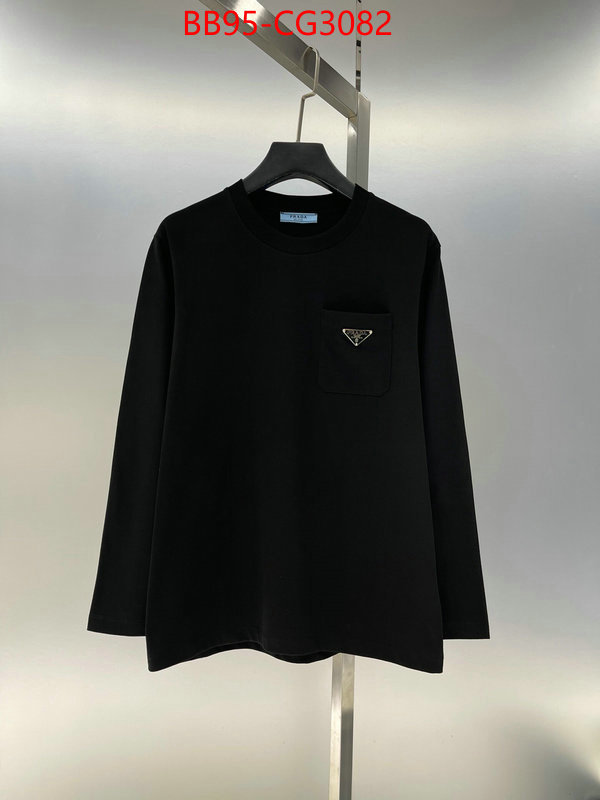 Clothing-Prada wholesale designer shop ID: CG3082 $: 95USD