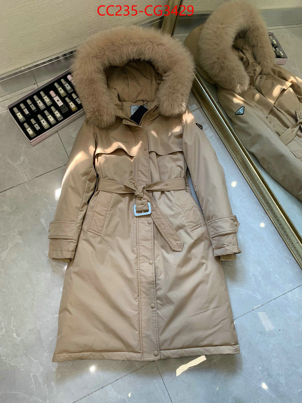 Down jacket Women-Prada replica 1:1 ID: CG3429 $: 235USD