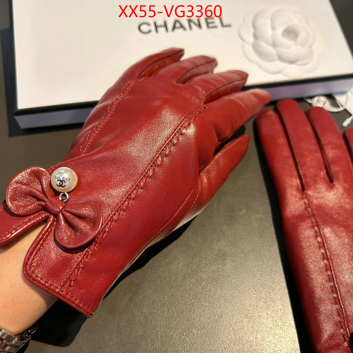 Gloves-Chanel replica designer ID: VG3360 $: 55USD