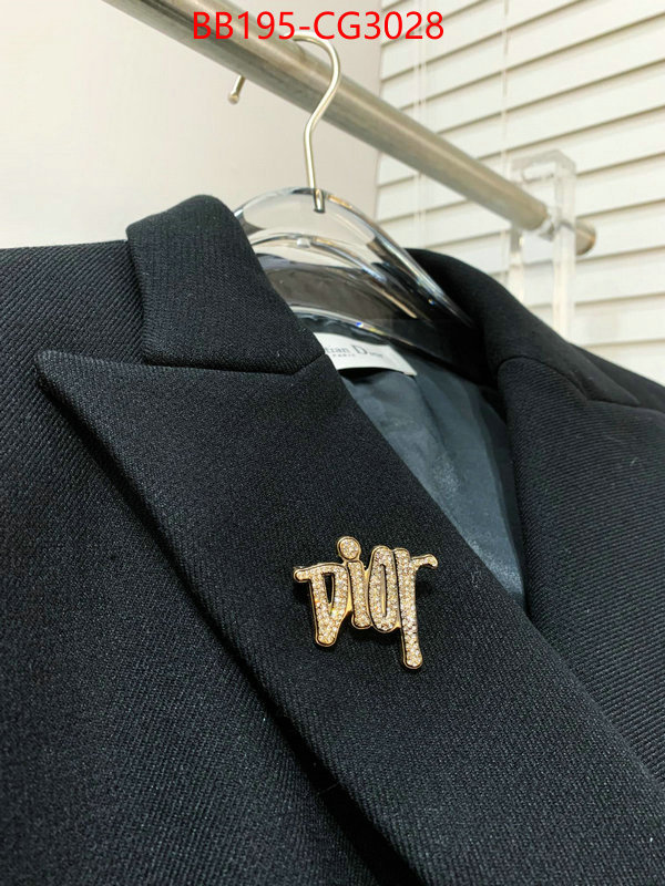 Clothing-Dior replica 2023 perfect luxury ID: CG3028 $: 195USD