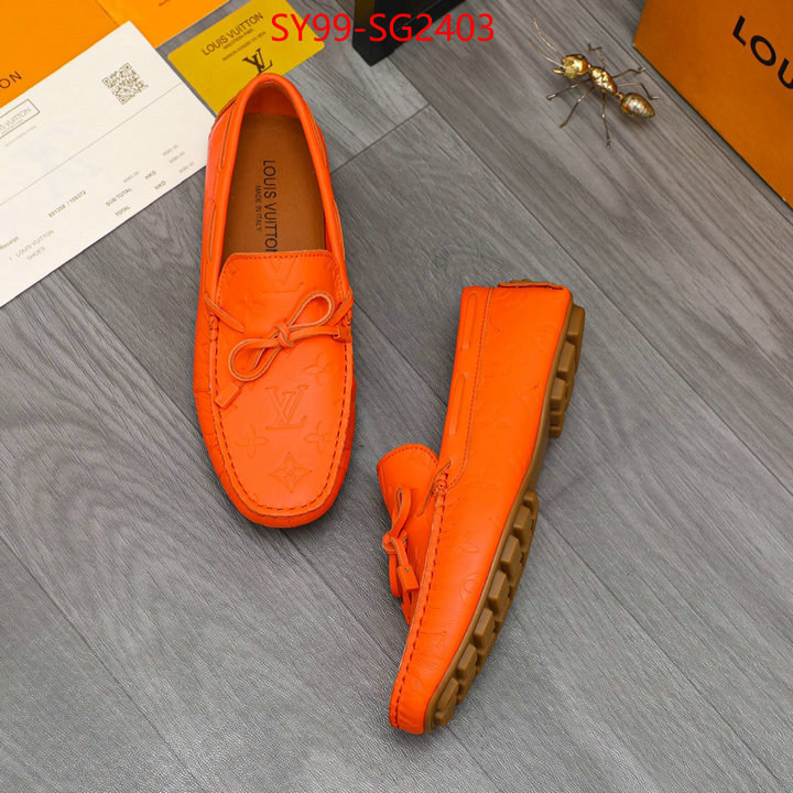 Men Shoes-LV designer fake ID: SG2403 $: 99USD