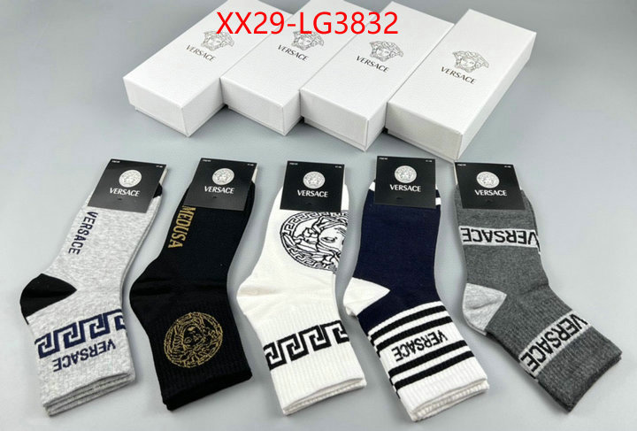 Sock-Versace the top ultimate knockoff ID: LG3832 $: 29USD