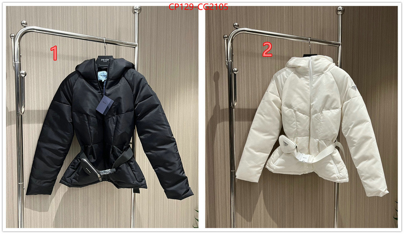 Down jacket Women-Prada 1:1 replica wholesale ID: CG2105 $: 129USD