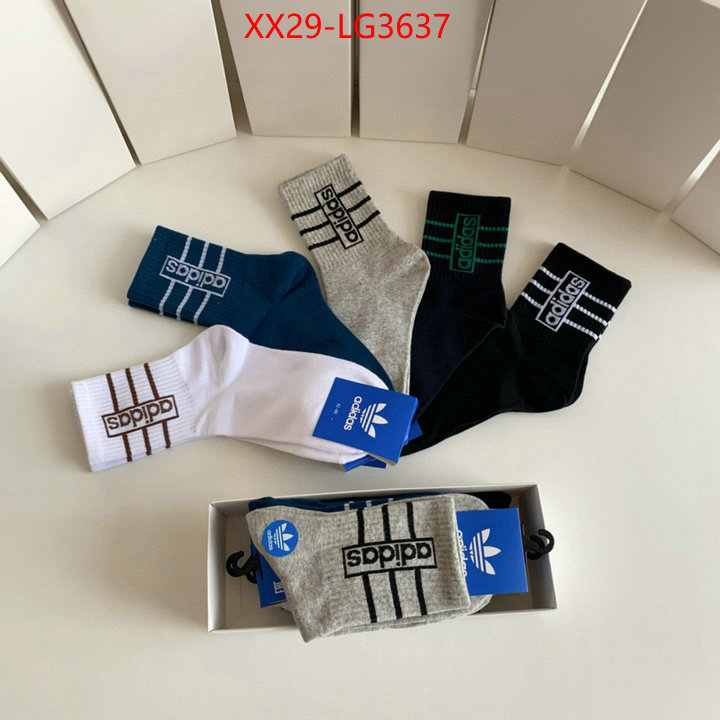 Sock-Adidas best luxury replica ID: LG3637 $: 29USD