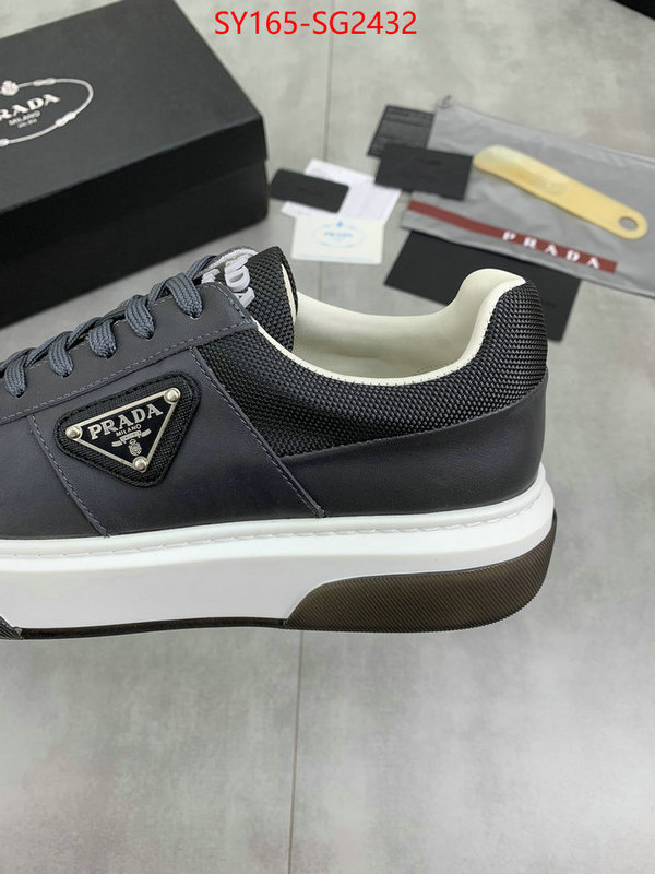 Men shoes-Prada 1:1 replica wholesale ID: SG2432 $: 165USD