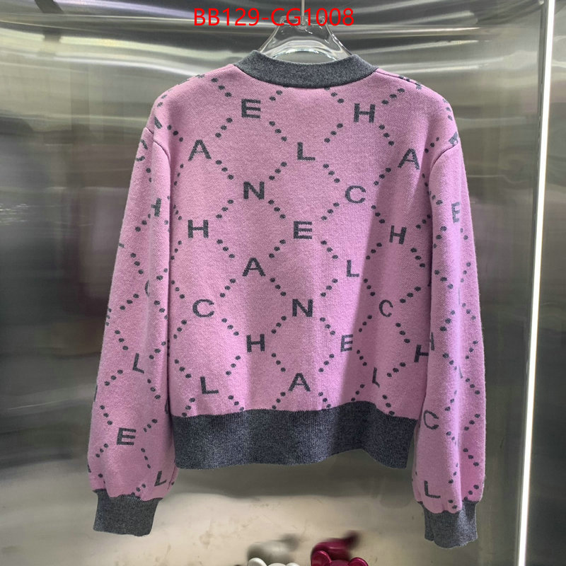 Clothing-Chanel designer wholesale replica ID: CG1008 $: 129USD