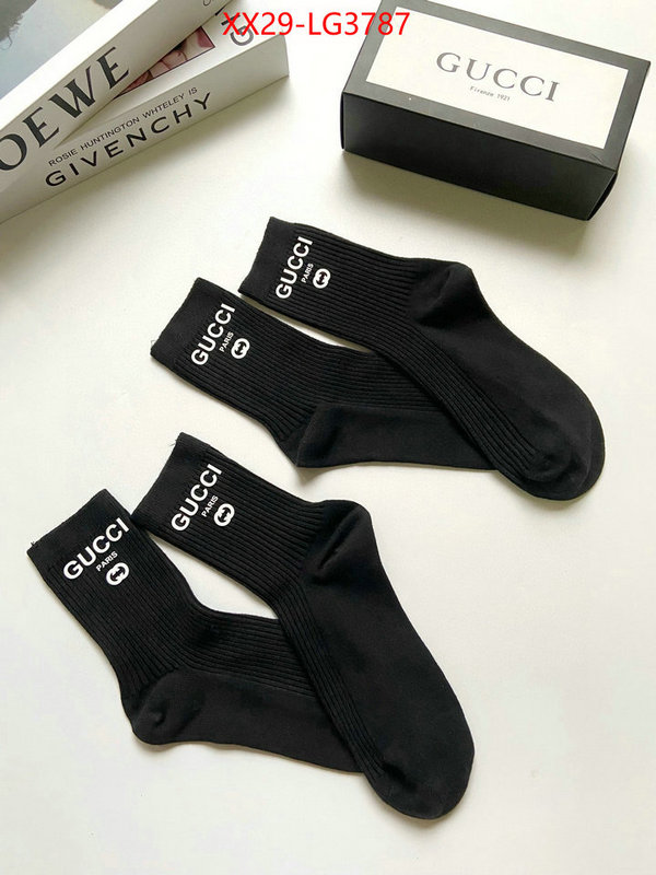 Sock-Gucci buy aaaaa cheap ID: LG3787 $: 29USD