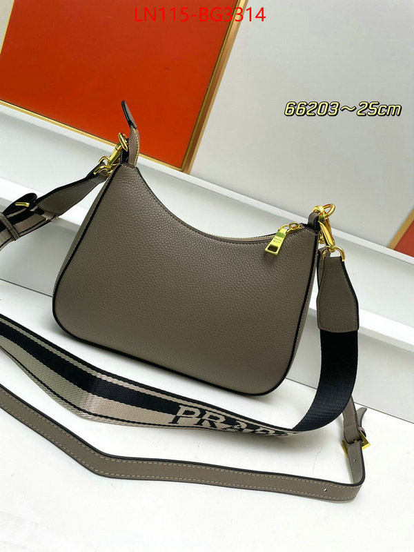 Prada Bags (4A)-Diagonal- new ID: BG3314 $: 115USD