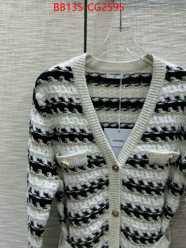 Clothing-Chanel wholesale designer shop ID: CG2595 $: 135USD