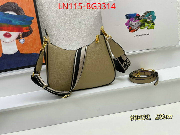 Prada Bags (4A)-Diagonal- new ID: BG3314 $: 115USD