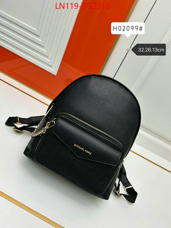 Michael Kors Bags(4A)-Backpack- designer 1:1 replica ID: BG3313 $: 119USD