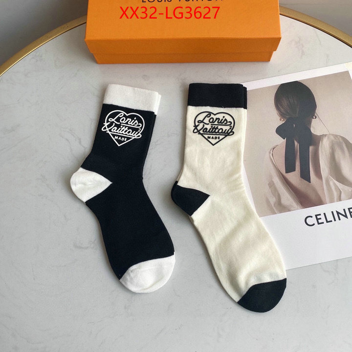 Sock-LV 2023 perfect replica designer ID: LG3627 $: 32USD