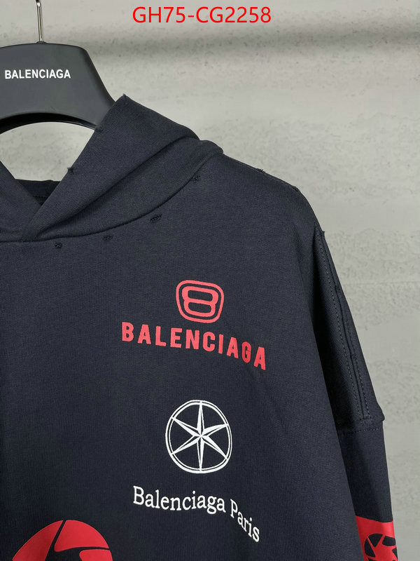 Clothing-Balenciaga aaaaa+ replica ID: CG2258 $: 75USD