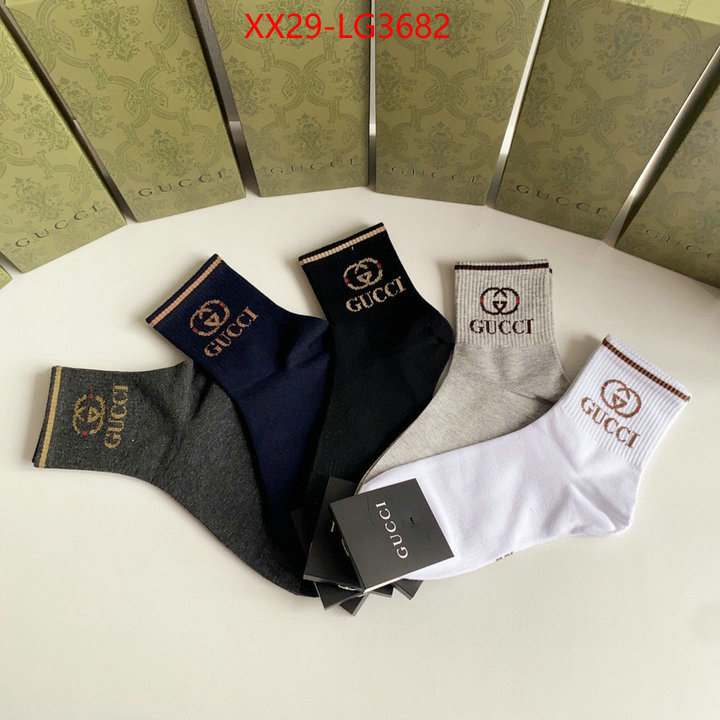 Sock-Gucci perfect quality designer replica ID: LG3682 $: 29USD