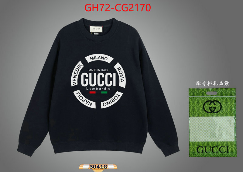 Clothing-Gucci best replica new style ID: CG2170 $: 72USD