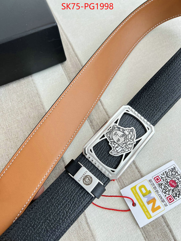 Belts-Versace shop designer replica ID: PG1998 $: 75USD