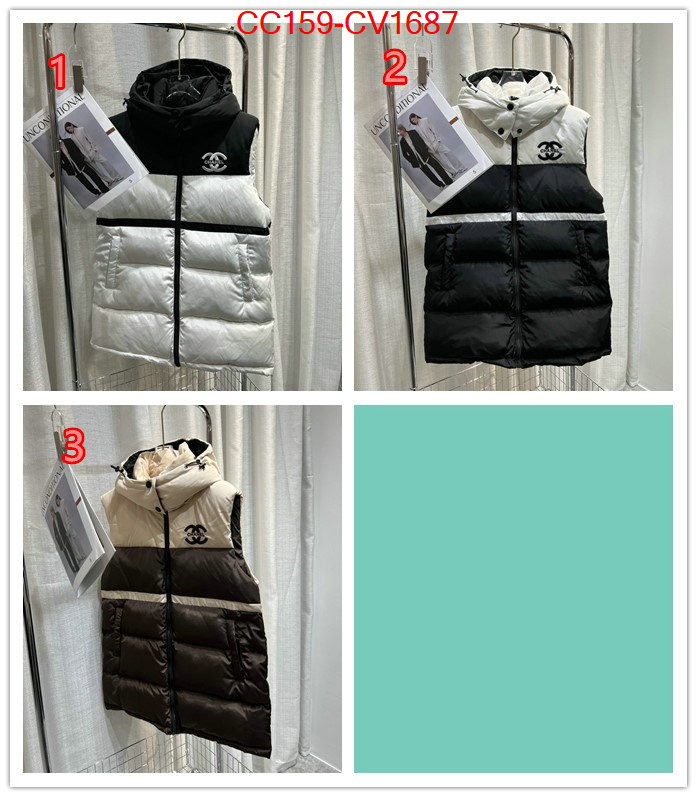 Down jacket Women-Chanel what ID: CV1687 $: 159USD