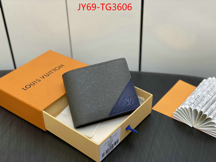 LV Bags(TOP)-Wallet knockoff highest quality ID: TG3606 $: 69USD