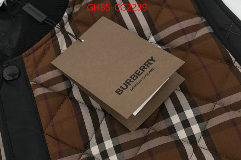 Clothing-Burberry wholesale imitation designer replicas ID: CG2239 $: 85USD