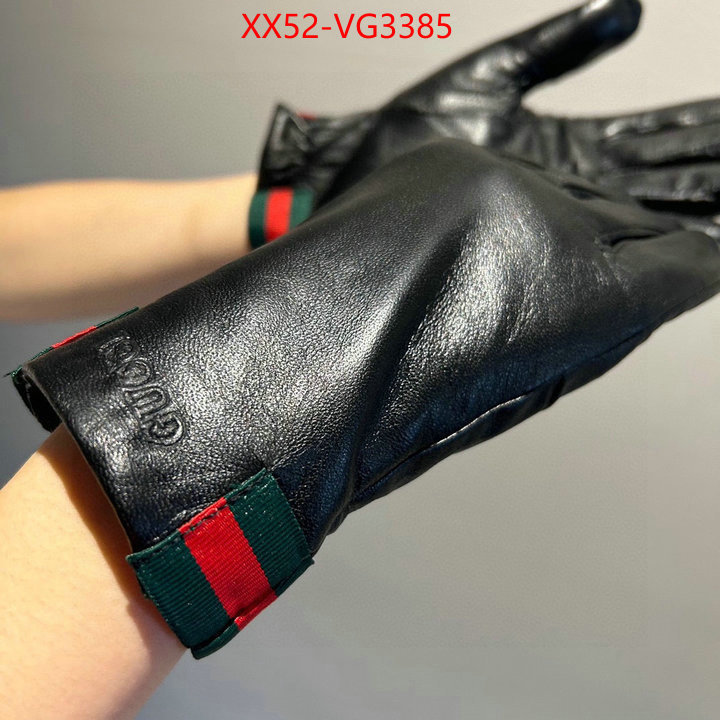 Gloves-Gucci highest product quality ID: VG3385 $: 52USD