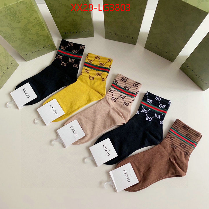 Sock-Gucci top perfect fake ID: LG3803 $: 29USD