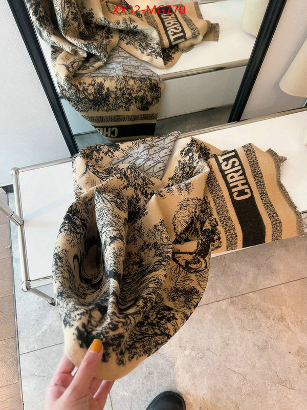 Scarf-Dior fake high quality ID: MG770 $: 32USD