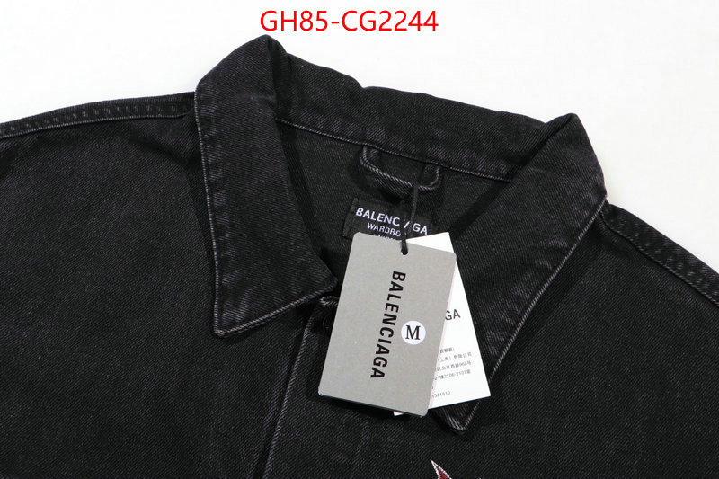 Clothing-Balenciaga designer replica ID: CG2244 $: 85USD