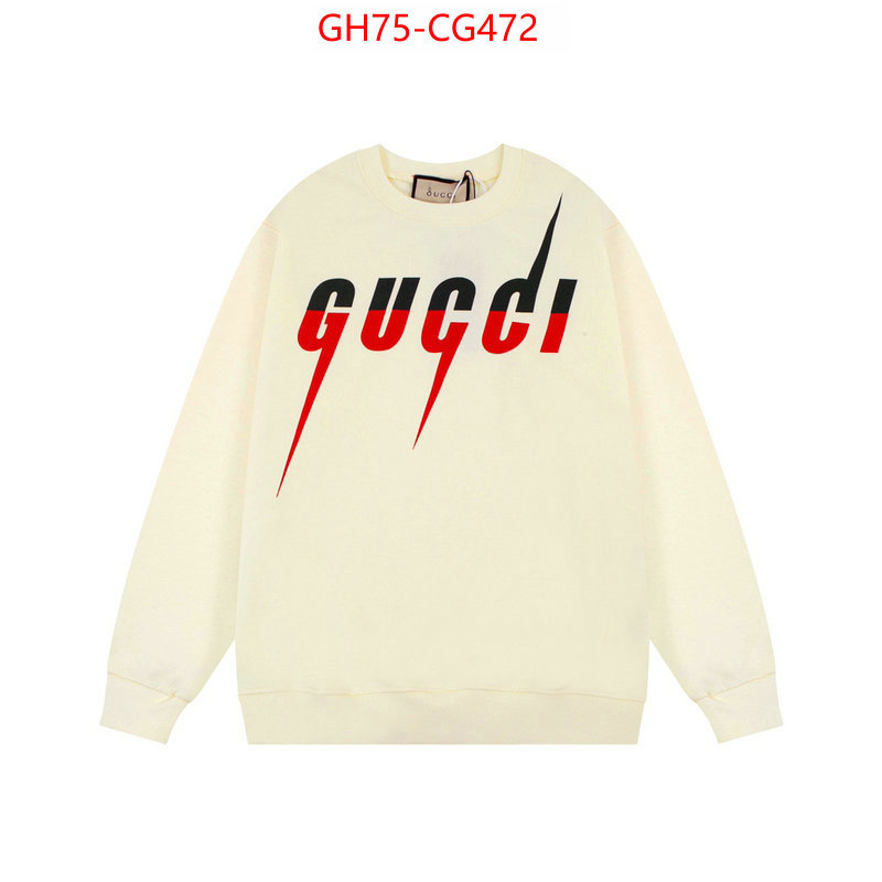 Clothing-Gucci wholesale china ID: CG472 $: 75USD