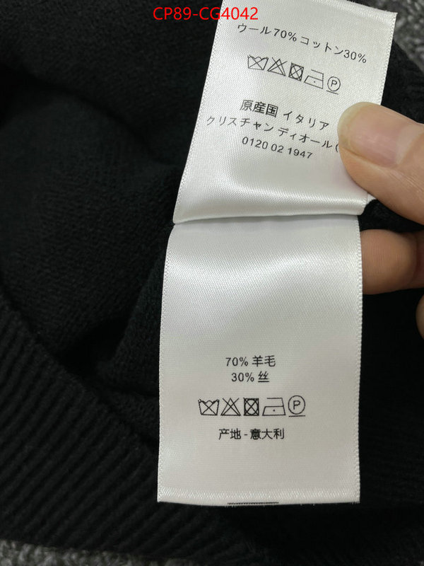 Clothing-Dior what is a counter quality ID: CG4042 $: 89USD
