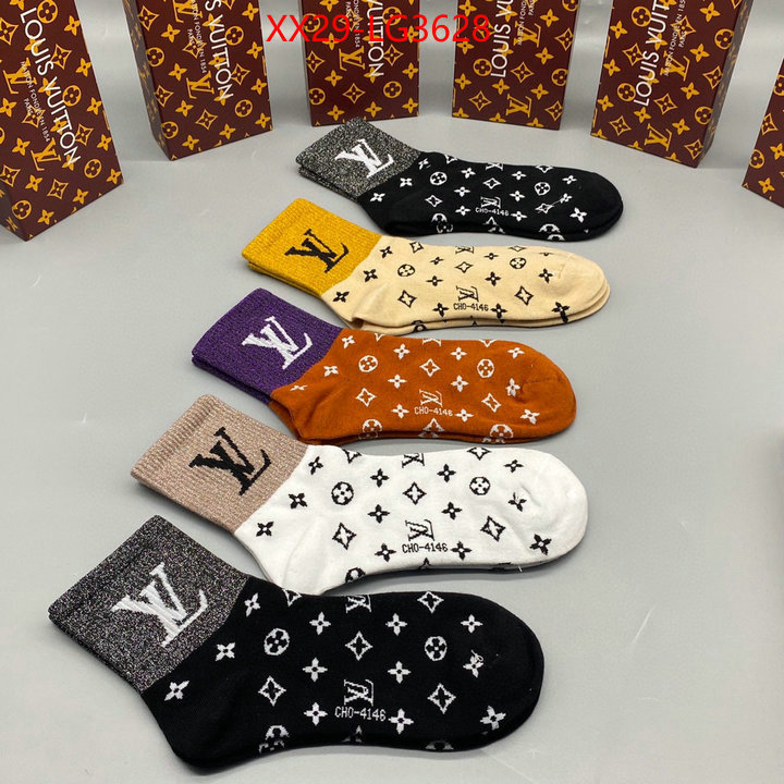 Sock-LV best designer replica ID: LG3628 $: 29USD