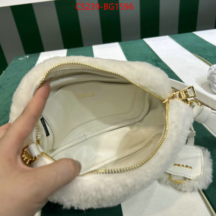 Prada Bags (TOP)-Diagonal- where could you find a great quality designer ID: BG1596 $: 239USD