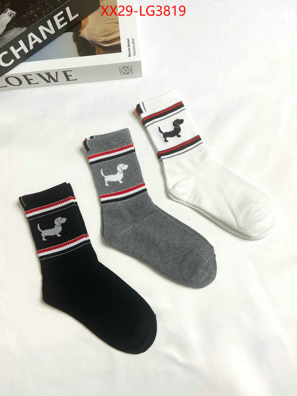 Sock-Thom Browne aaaaa class replica ID: LG3819 $: 29USD