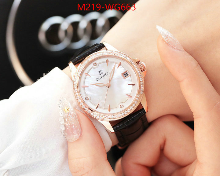 Watch(TOP)-Chanel top sale ID: WG663 $: 219USD