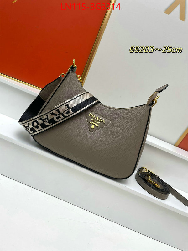 Prada Bags (4A)-Diagonal- new ID: BG3314 $: 115USD