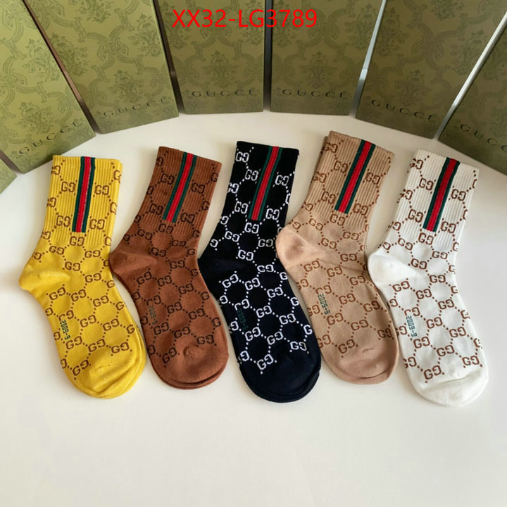 Sock-Gucci buy best quality replica ID: LG3789 $: 32USD