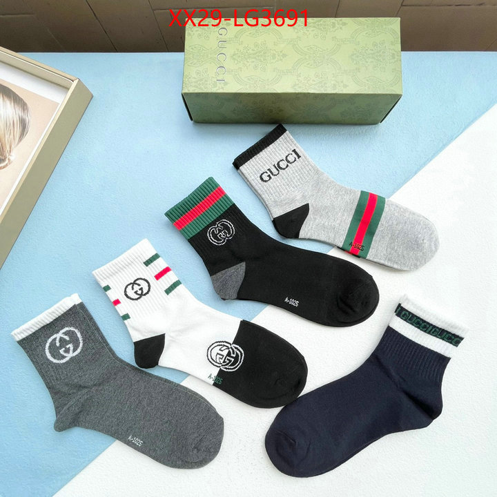 Sock-Gucci where to find best ID: LG3691 $: 29USD