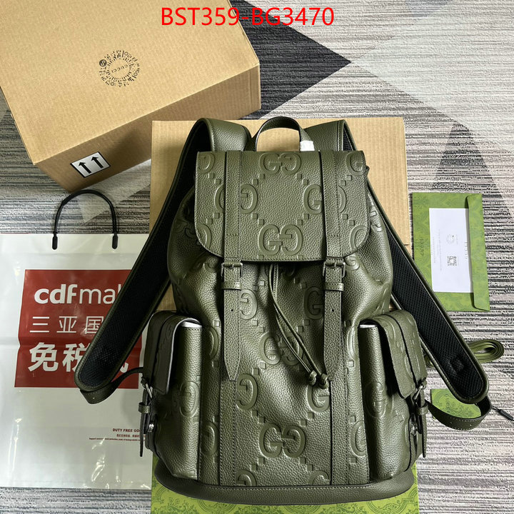 Gucci Bags(TOP)-Backpack- top quality designer replica ID: BG3470 $: 359USD