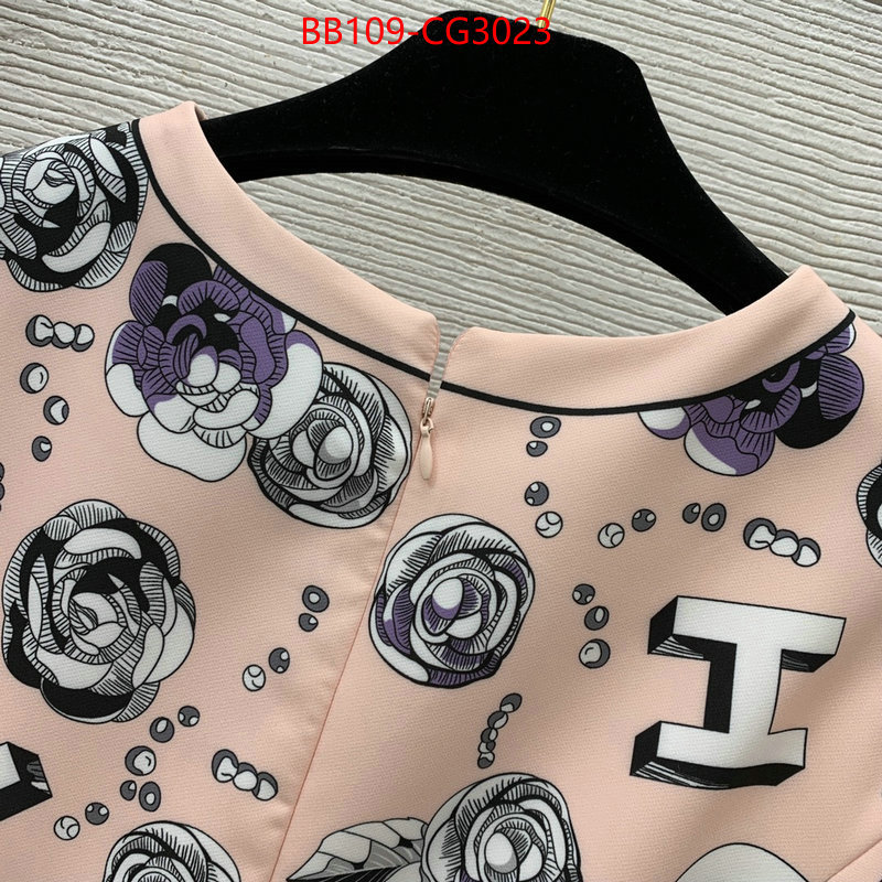 Clothing-Chanel wholesale designer shop ID: CG3023 $: 109USD