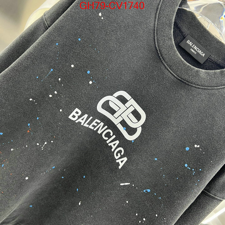 Clothing-Balenciaga what's best ID: CV1740 $: 79USD