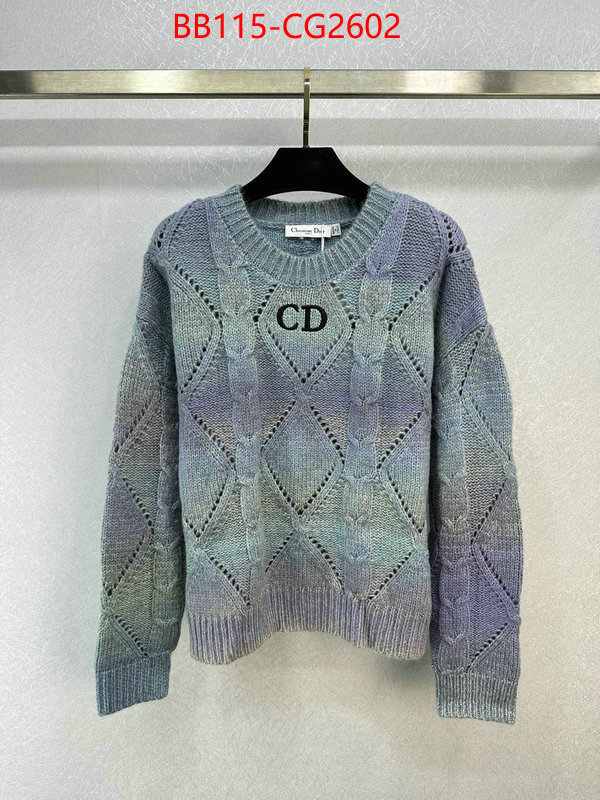 Clothing-Dior replica sale online ID: CG2602 $: 115USD