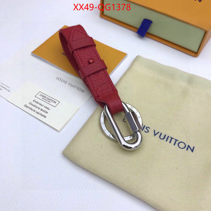 Key pendant-LV designer fake ID: QG1378 $: 49USD