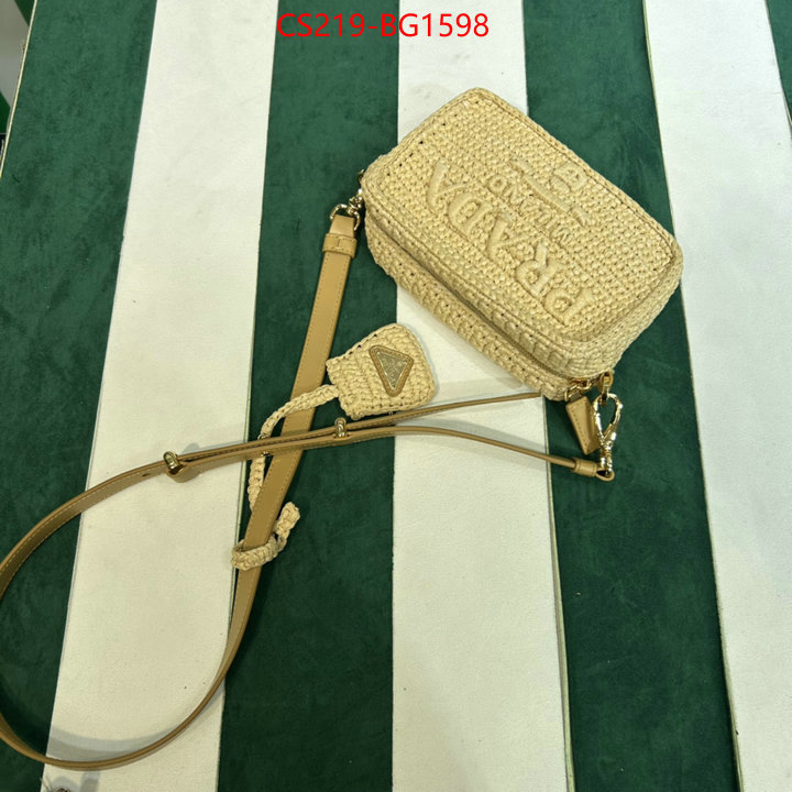 Prada Bags (TOP)-Diagonal- replicas buy special ID: BG1598 $: 219USD